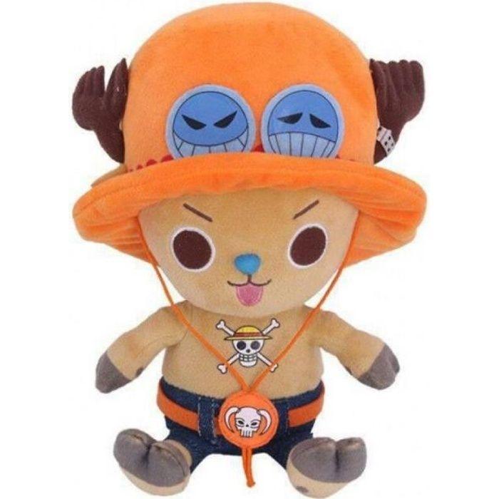 Plush - One Piece - Chopper X Ace - Orange - Multicolored - Interior