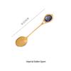 Luxury European Gold Spoon and Fork Set for Tea, Coffee, and Desserts