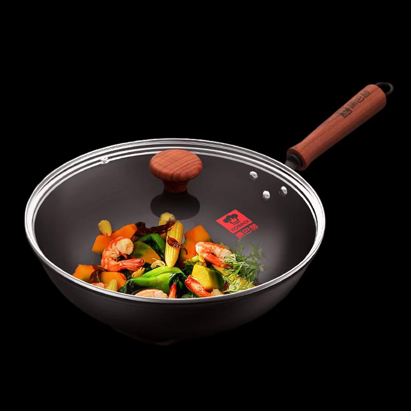 Kambach 34cm Traditional Fine Iron Wok