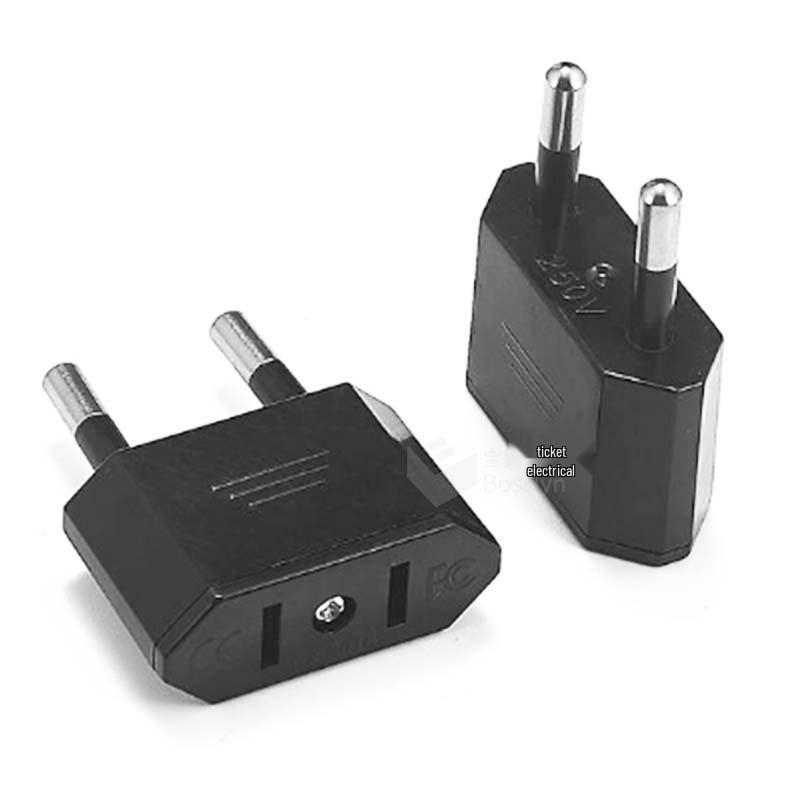 

Portable US to EU White Conversion Plug Adapter