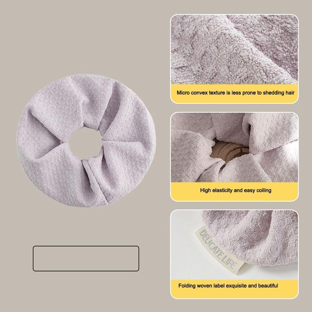 Autum Winter Hair-drying Scrunchies Oversized Sweet Head Bands Quick -Dry Hair Wrap Girls Women