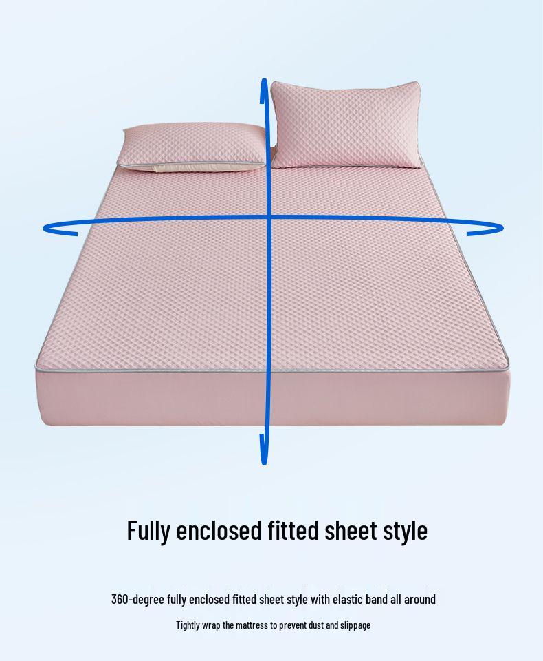 Ice Silk Cool Mat - Non-slip Bed Sheet for Summer