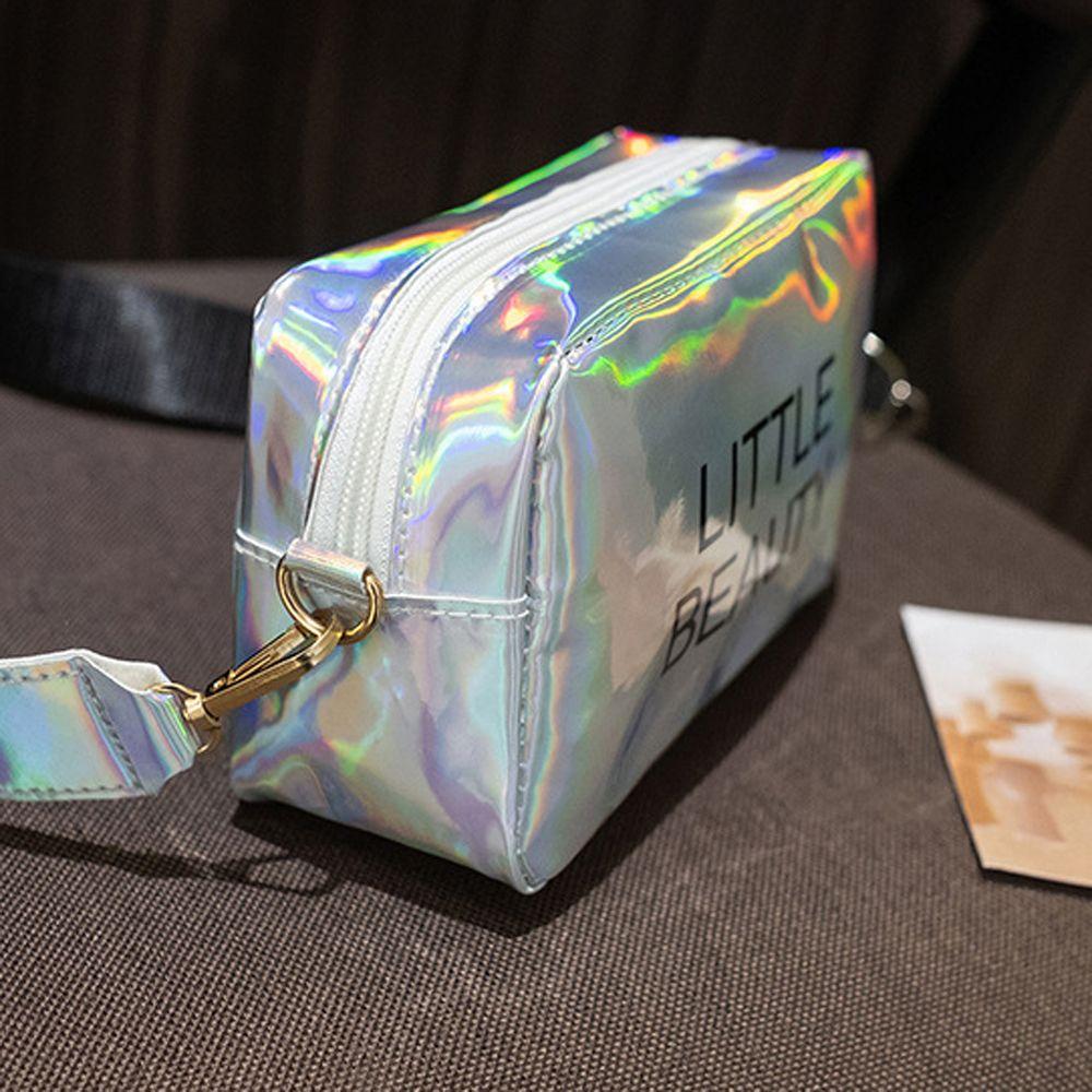 Laser Crossbody Bag PVC Over The Shoulder Square Bag Women Messenger Bag Korean Style Bag Handbag