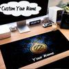 Custom Name Mouse Pad Golden Club Atletico Emblem Mouse Pad Desk Mat, Non-Slip Rubber Backer Pad For Computer Notebook Gaming Mouse Pad Birthday Gift