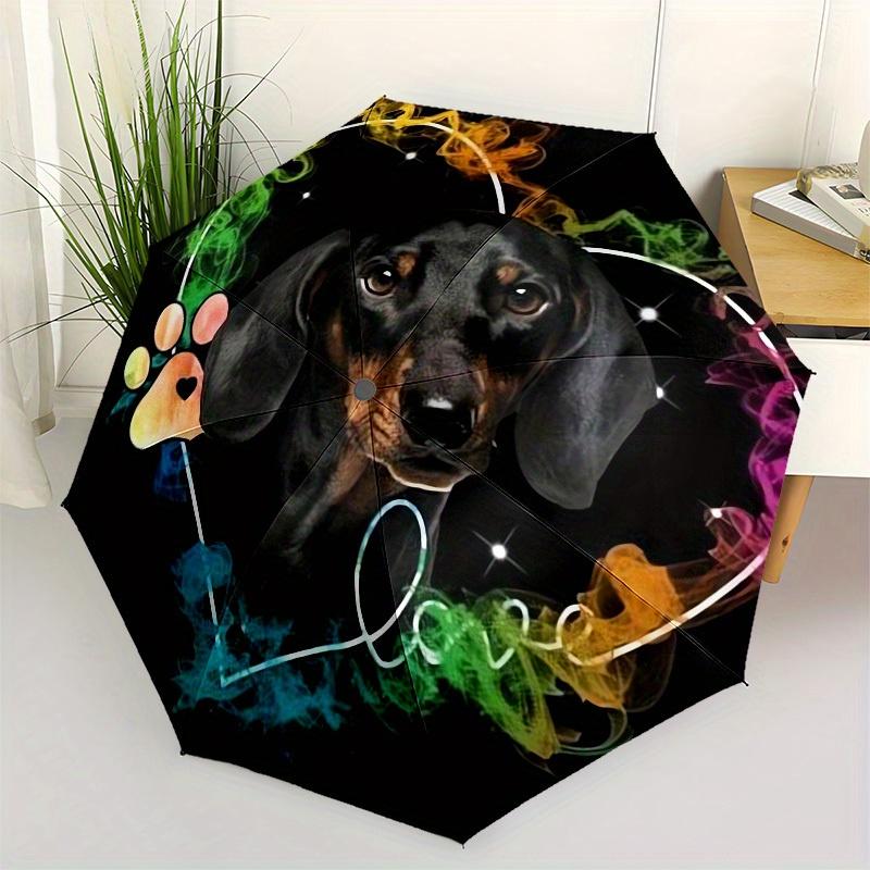 

1pc Colorful Dog Paw Heart Frame Umbrella with Plastic Handle,Suitable for All Seasons Home Travel Outdoor UmbrellaM1207
