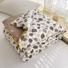 Květinová králičí deka, Jarní letní podzimní deka, Klimatizační deka, Deka na zdřímnutí, Měkká pohodlná chladivá prodyšná deka,
