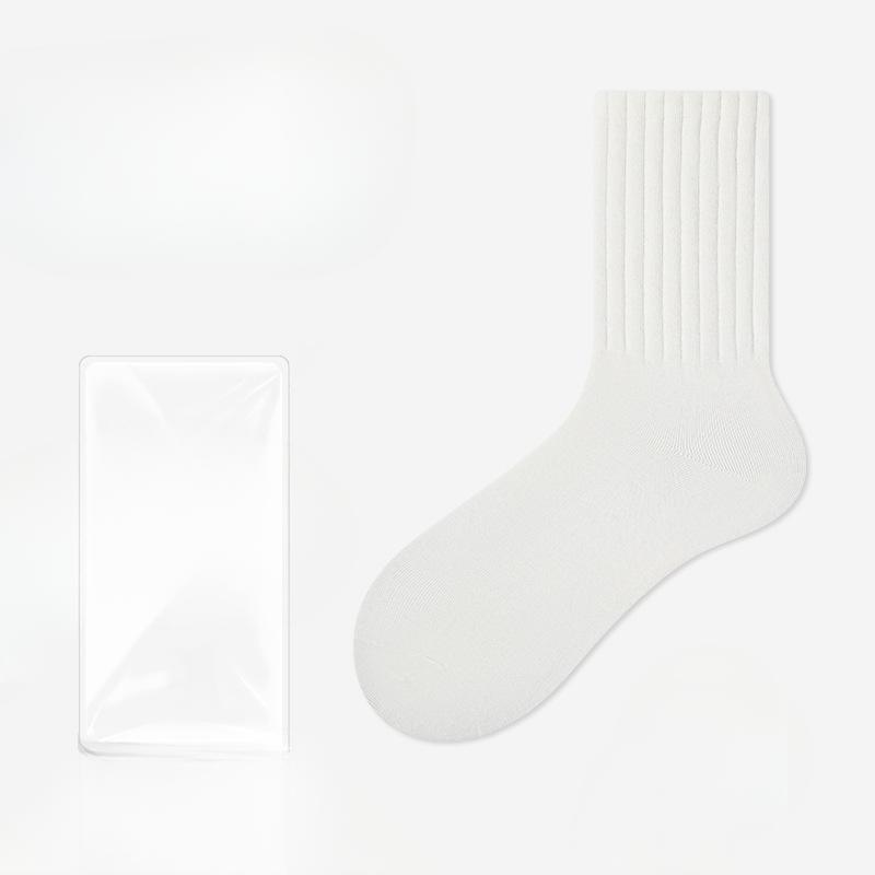 Female Autumn and Winter Warm Cotton Comfortable College Wind Anti Pilling Boneless Tube Socks