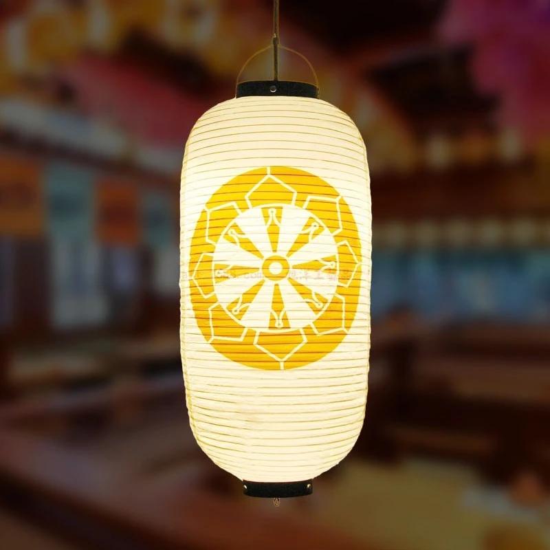 Japanese Style 25x50cm PVC Waterproof Lantern Sushi Ramen Izakaya Korean Cuisine Restaurant Pub Decor Hanging Lantern Outdoor