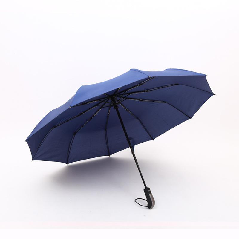 Umbrella Folded Sunshine Rain Three-fold Gift Umbrella Reinforced Wind-resistant Vinyl Sunscreen Parasol