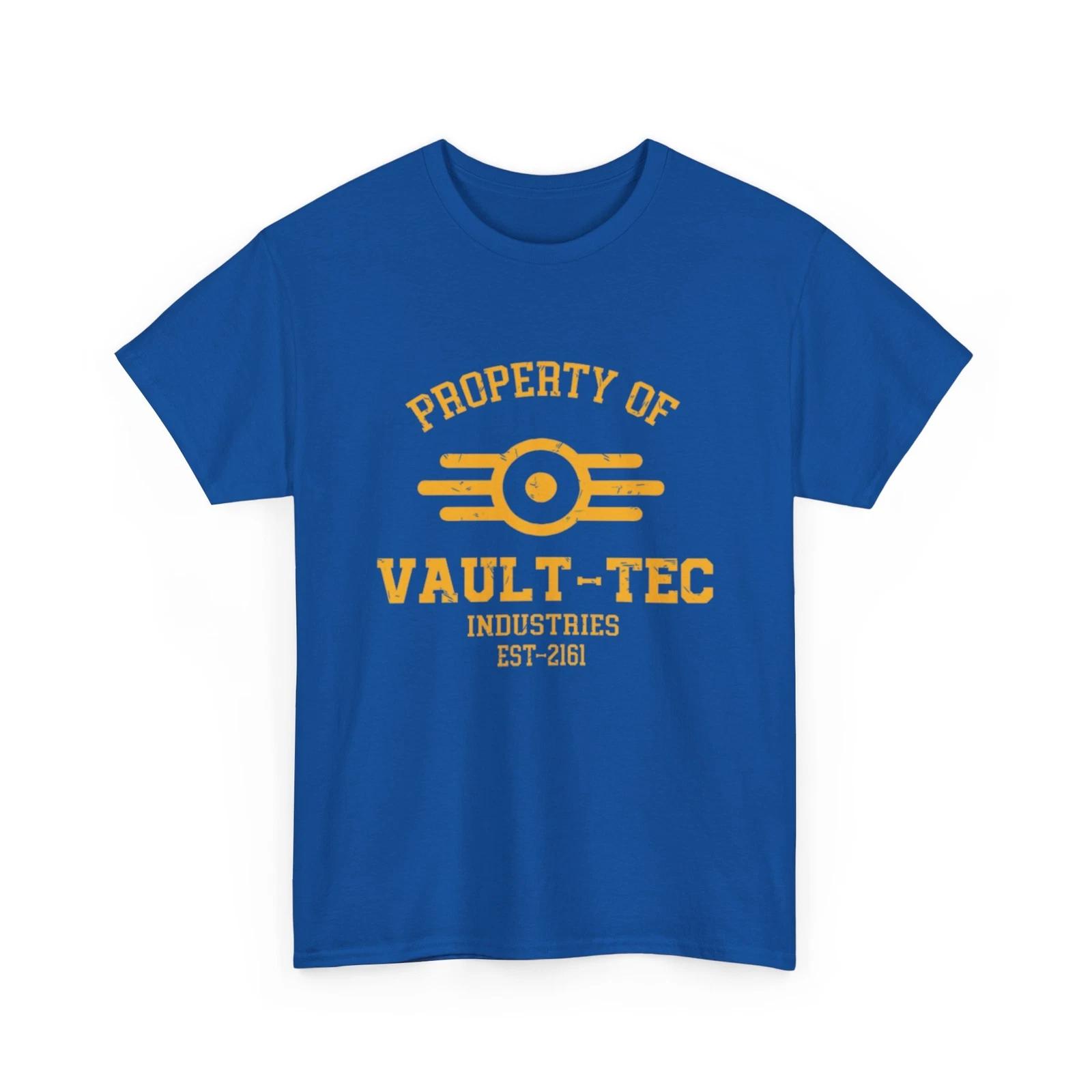 Fallout TShirt - Vault Tec Shirt - Property Of Vault Tec Industries Est 2161 Tee S