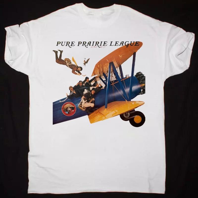 Pure Prairie League White Color Full Size Shirt Short Sleeve S