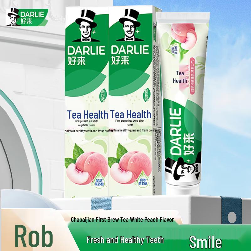 

Darlie Cha Bei Jian White Peach Tea Fluoride Toothpaste