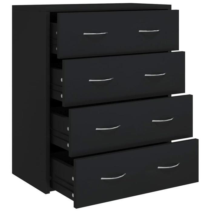 VidaXL Buffet with 4 Drawers Side Cabinet Storage Furniture Home Organizer Living Room Interior 342577