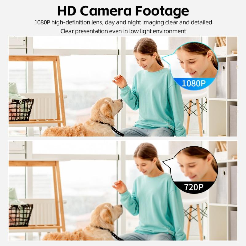 HD 1080P Mini Wireless Surveillance Camera WiFi Monitoring Security Protection Remote Smart Home 2025 Square Camera