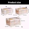 Waterproof Sturdy PVC Storage Box for Travel and Home Use Clear Home Storage Organizers for Small Items Daily Use