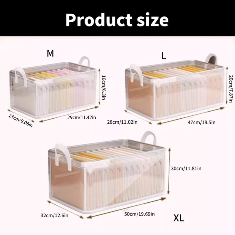Waterproof Sturdy PVC Storage Box for Travel and Home Use Clear Home Storage Organizers for Small Items Daily Use