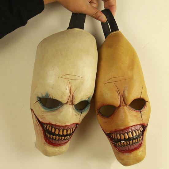 Halloween Clown Face Guard Universal Size Role-Playing Cosplay Face Guard Headpiece Horror Themed Party Props