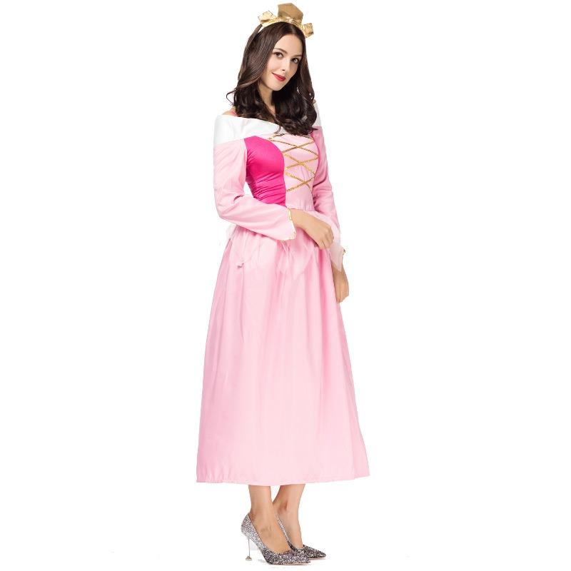 Halloween Fairy Tale Theme Sleeping Beauty Princess Aurora Princess Dress Show Cosplay Costume