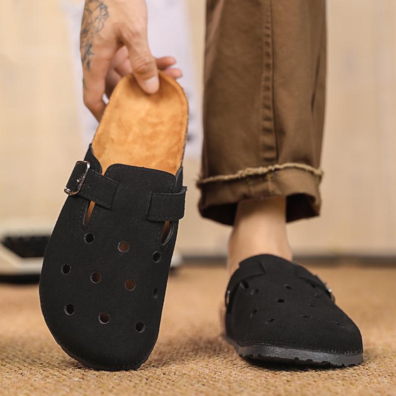 Couple Half Slippers Omfortable Breathable Design Style Outdoor Leisure Street Daily Vacation 36-47 Casual Youth Shoes