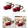 Keramischer Weihnachtsstiefel für Kaffee, Milchtee oder Wasser, ideal für das Schlafzimmer.