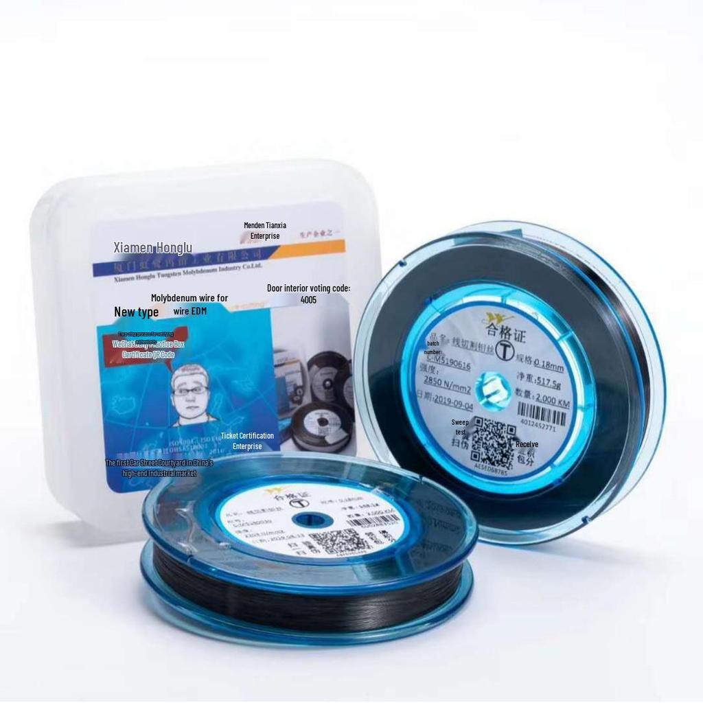 High-Strength 0.18 EDM Molybdenum Wire for Medium-Speed Wire Machines