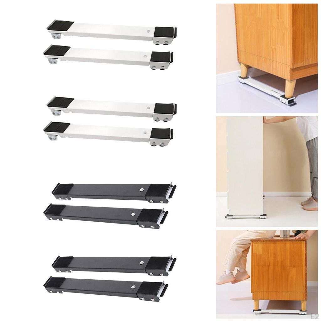 Appliance Casters, Moveable Base, Extendable Stand Trolley, Easy To Move, Universal for Furniture,
