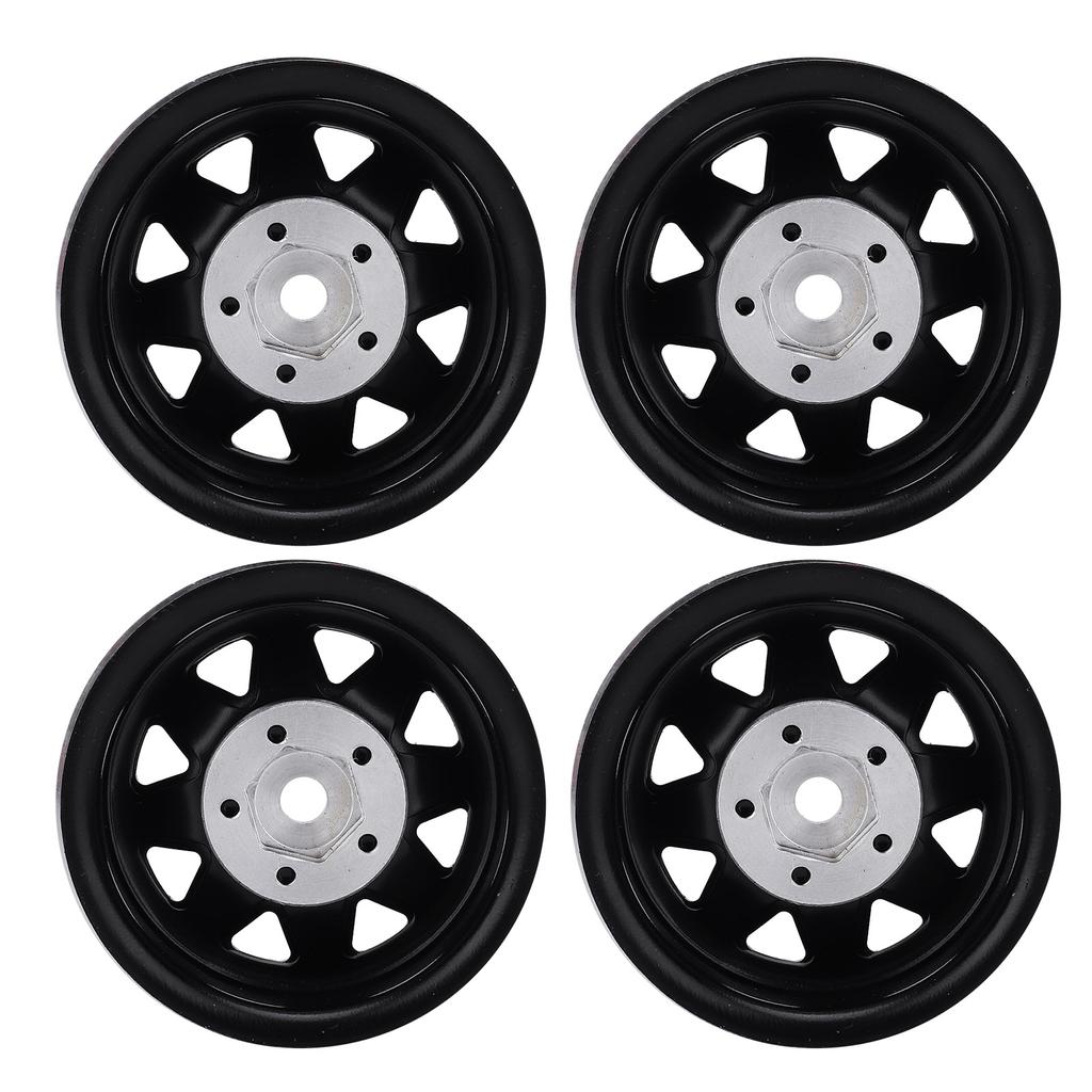 4pcs 1.9'' Aluminium Alloy Wheel Rims Hubs for 1/10 RC Crawler for   SCX10  (White )