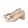 Work Shoes Women's Black New Square Head Thick Heel High Heels Professional Job Interview Not Tired Feet Women's Single Shoes