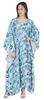Moomaya Long Kaftan Maxi Dress For Women  s Kimono Sleeves Beachwear Cover Up Plus Size