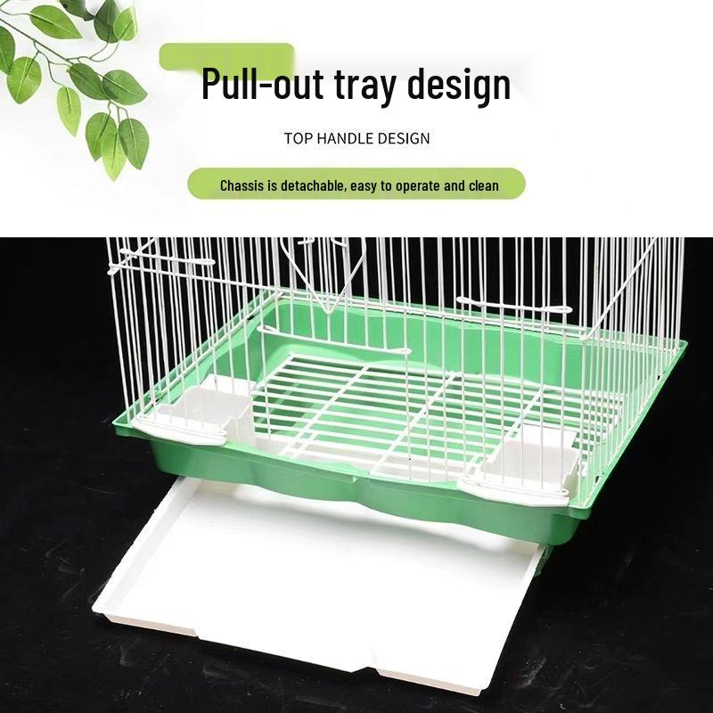 Small Villa Birdcage for Parrots, Budgies, Lovebirds, Sparrows & Finches