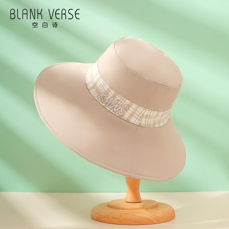 Solid Color Sun Hat Women's Large Brim Double-sided Bucket Hat Women's Autumn Sun Protection Casual Wide Brim Sun Protection