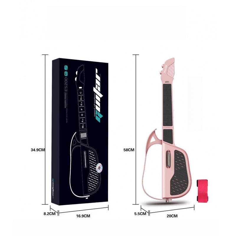 Smarte Saitenlose Gitarre Automatikgetriebe Faltbares Musik-Erleuchtungsinstrument Kinder Musikspielzeug Für Anfänger Einsteiger
