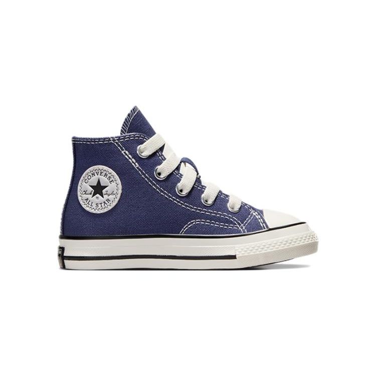 Converse Chuck 70 1V Comfortable Versatile Durable High-Top Walking Shoes Baby sneaker Blue A05355C