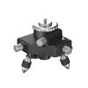 360° Rotating Level with Fine Adjustment, Aluminum & Plastic Base