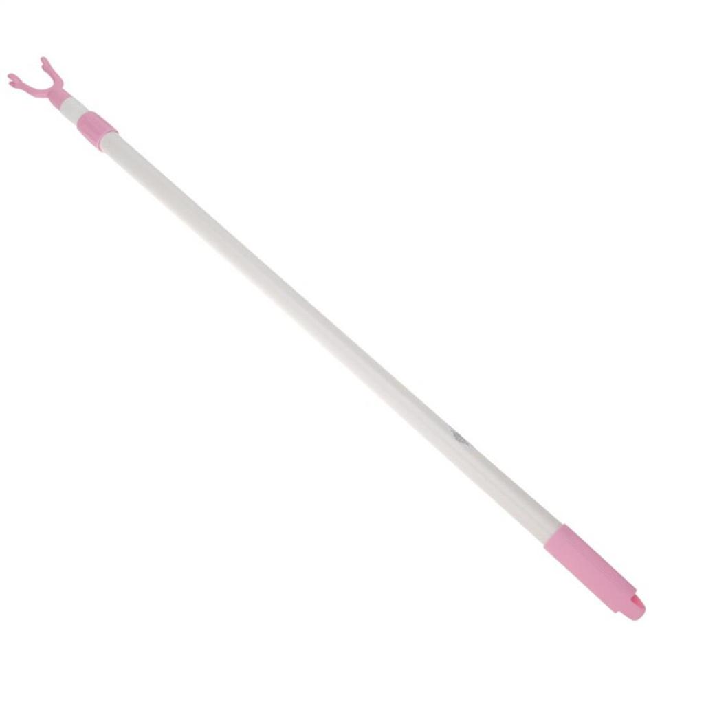 Child Retractable Clothes Drying Pole - Plastic Household Hanger and Rack