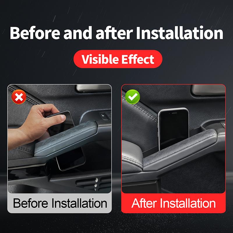 For Toyota Tacoma 4Runner 2024 2025 2026 Car Interior Accessories Door Armrest Storage Box Expand Storage  Fit Dustproof