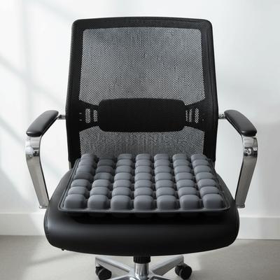 Portable 3D Air Cell Seat Cushion Square Breathable Inflatable Cushion Lightweight High Rebound Chair Pad Office