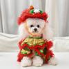 Fun Hoodies Coat Chinese New Year Lion Dance Pet Costume, Stylish Outfit for Furry Friend for Holiday Stage Performance Cosplay