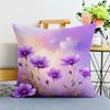 Flower Pastoral Small Fresh Pillowcase Dormitory Decoration Office Living Room Home Pillowcase