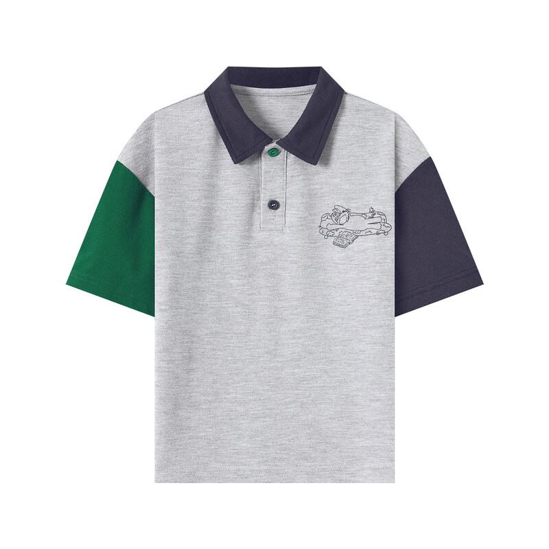 Boys' Casual Printed Polo Shirt