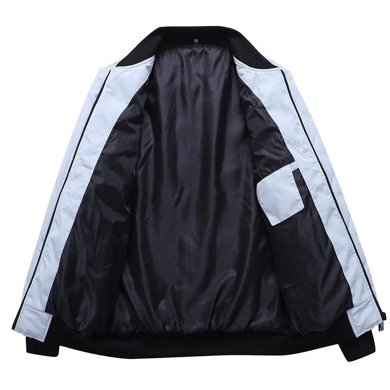 Winter Baseball Collar Padded Coat Men's Thickened Warm Loose Padded Jacket Jacket Pressed Cotton Is Often Available In Stock