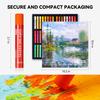 Arrtx Artist Oil Pastels 48-Color Set: Soft, Vibrant, and Creamy Professional Crayon Set for Artists and Beginners.