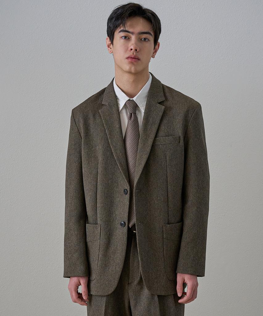Trip Le Sens Motion 2B Sports Blazer_Melan Brown