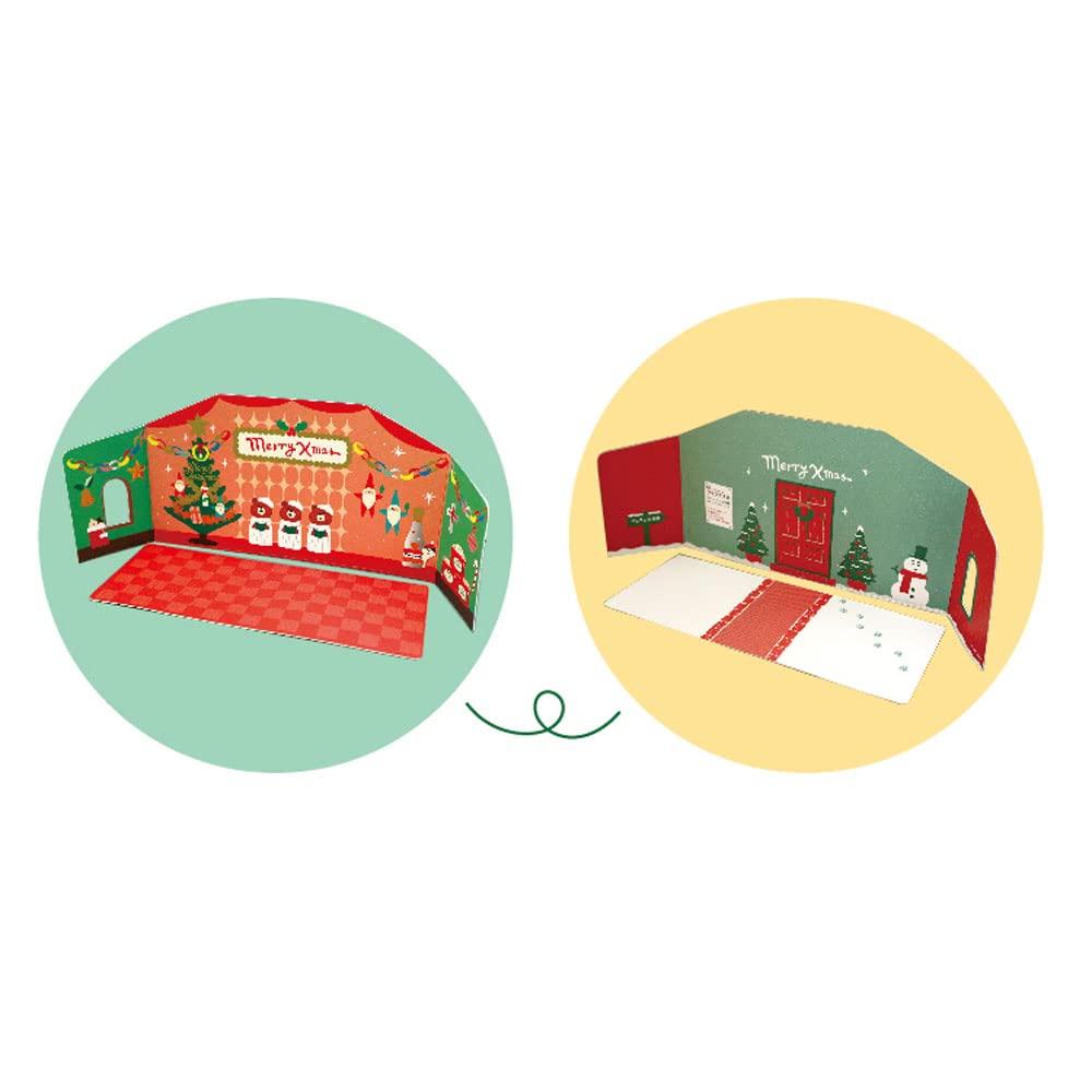 Decor Corporation Concombre Christmas Party Background 370 X H130 Card, Unfolded, Wall (ZXS-28519)