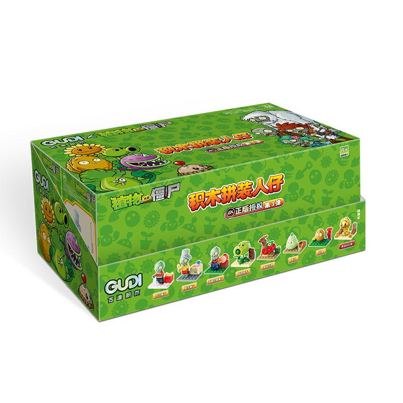 Goody Plants vs. Zombies Sunflower Pea Shooter Zombie Assembly Model Toy