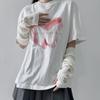 Y2k Star Knitted Gloves Gothic Wool Sleeve Cuff Punk Fingerless Gloves  Girls