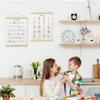 BONETAT Numbers alphabet poster for Nursery Toddlers, Play Room Wall Decor, ABC Wall Chart, Wall Hanging Decor for Toddler Playroom Decor Kids Wall