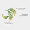Senior brosjer blomst blad brosje pins for kvinner dress anheng mote brosjer smykker