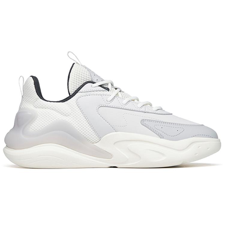 New Anta Chao Worship 3.0 Low Top Sports Casual Shoes Men's Gray White 112238840-7