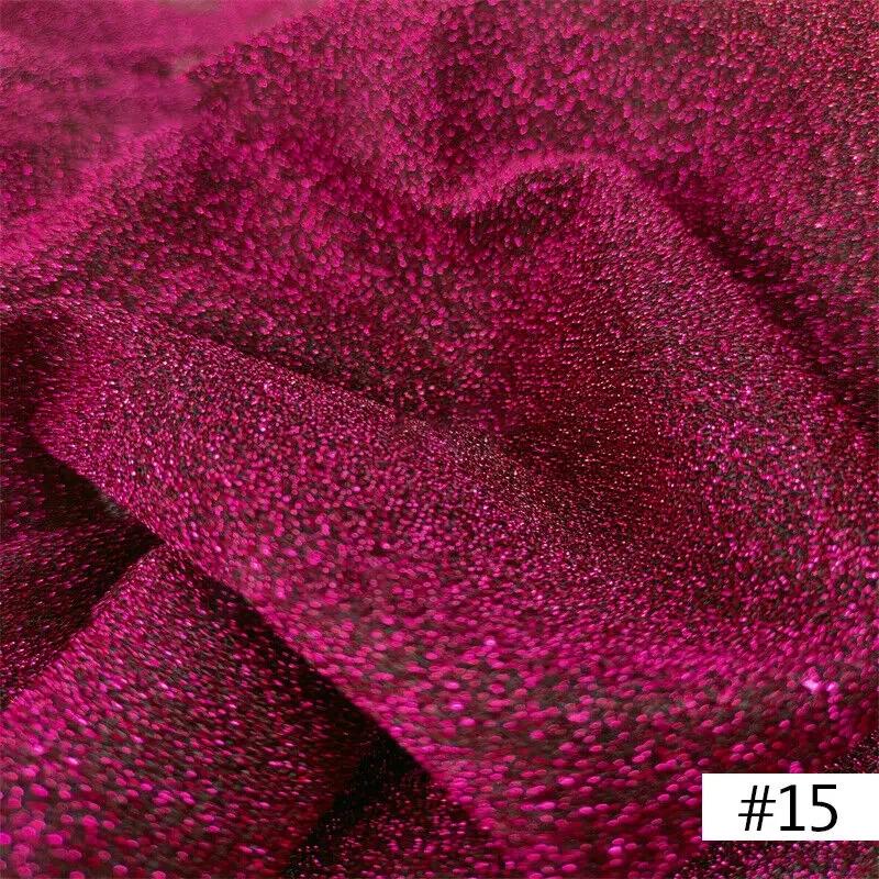 50x150cm Bright Shimmer Glitter Fabric Wedding Party Curtain Handmade Material DIY Sewing Craft Clothing Supplies